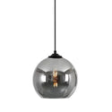 Hanglamp 1 bol smoke glas 20cm - Mobset Home