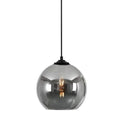 Hanglamp 1 bol smoke glas 30cm - Mobset Home