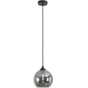 Hanglamp 1 bol smoke glas 30cm - Mobset Home