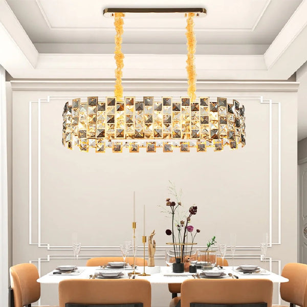 Eettafel hanglamp k9 goud Mella