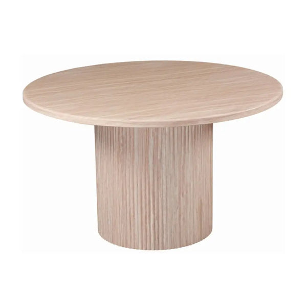Japandi eettafel rond