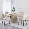 Japandi eettafel rond