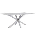Eettafel marmerlook 