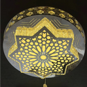 Oosterse plafondlamp led 60cm
