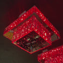 Vierkante Plafondlamp Led met Bluetooth Speaker en RGB Functie