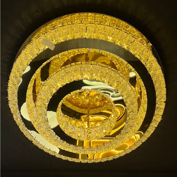 Plafondlamp led goud 60cm