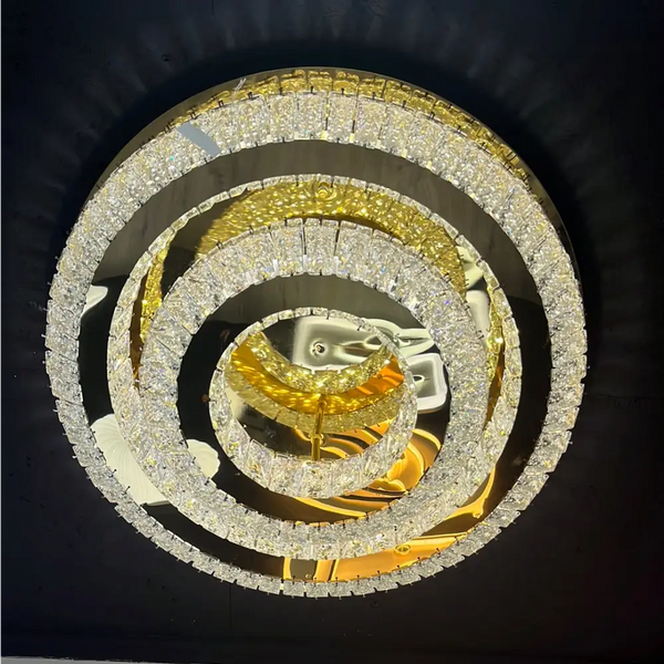 Plafondlamp led goud 60cm