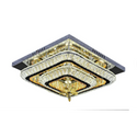 Stijlvolle Gouden Plafondlamp met Slimme LED Verlichting Vierkantig