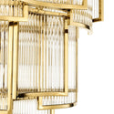 Chandelier 'Jet Set' met helder glas - Mobset Home