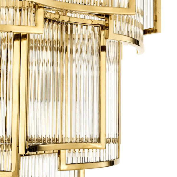 Chandelier 'Jet Set' met helder glas - Mobset Home