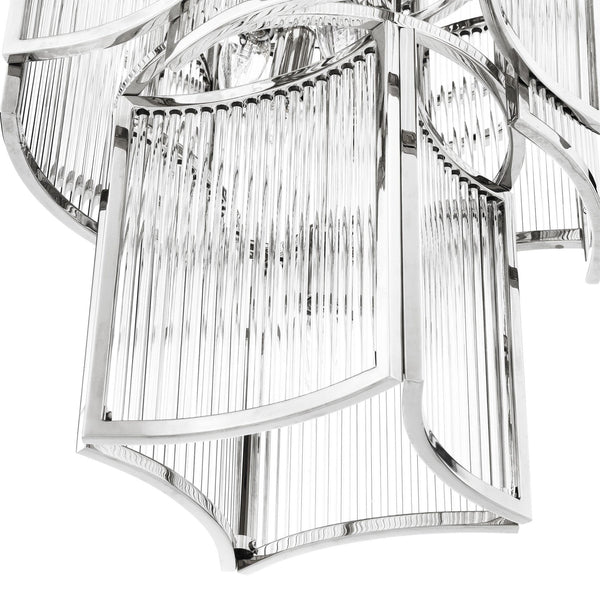 Chandelier 'Jet Set' met helder glas - Mobset Home