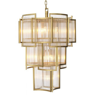 Chandelier 'Jet Set' met helder glas - Mobset Home