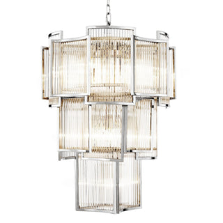 Chandelier 'Jet Set' met helder glas - Mobset Home