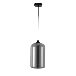 Hanglamp 1 bol smoke glas - Mobset Home